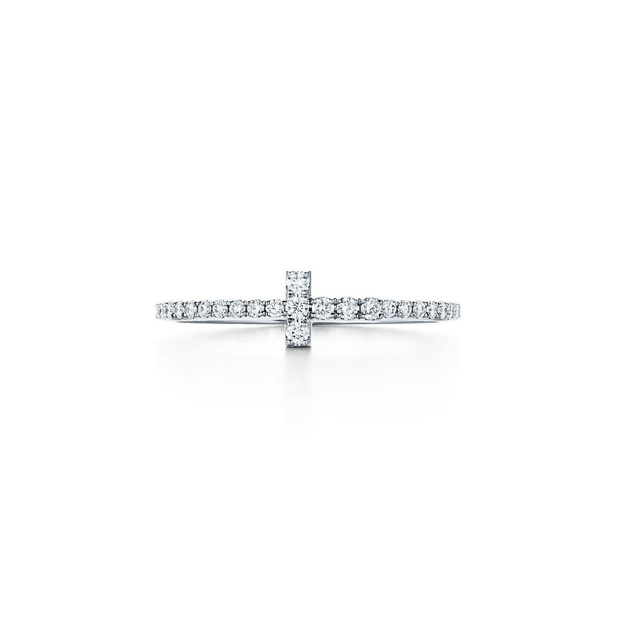 18K Tiffany & Co. Diamond Wire Ring