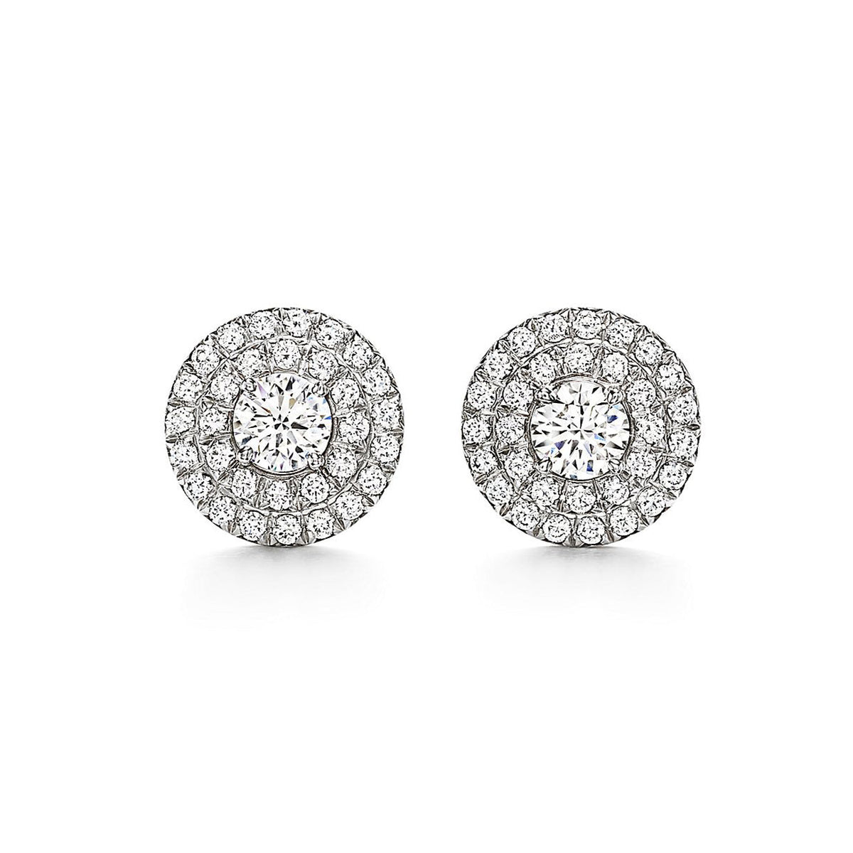 18K Tiffany & Co. Soleste Diamonds White Gold Earrings