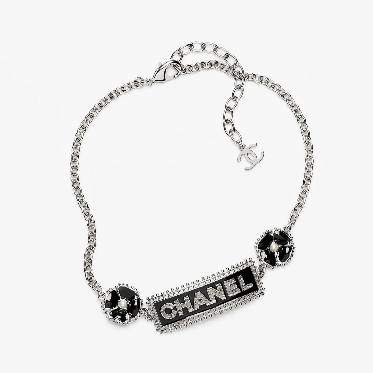 18K Chanel Resin Diamonds Necklace