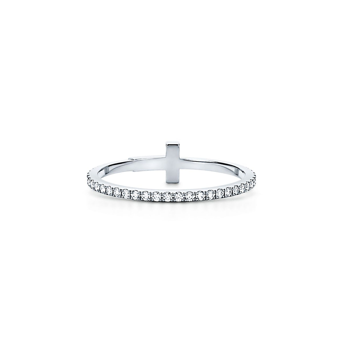 18K Tiffany & Co. Diamond Wire Ring