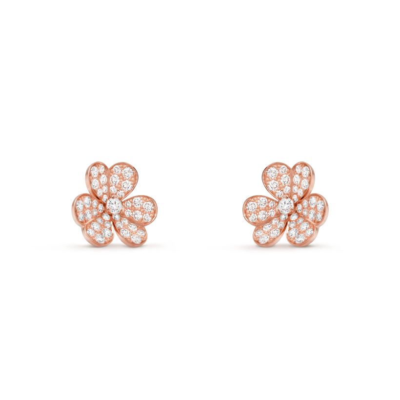 18K Van Cleef & Arpels Frivole Small Model Earrings