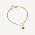 18K BVLGARI DIVAS' DREAM Malachite Bracelet