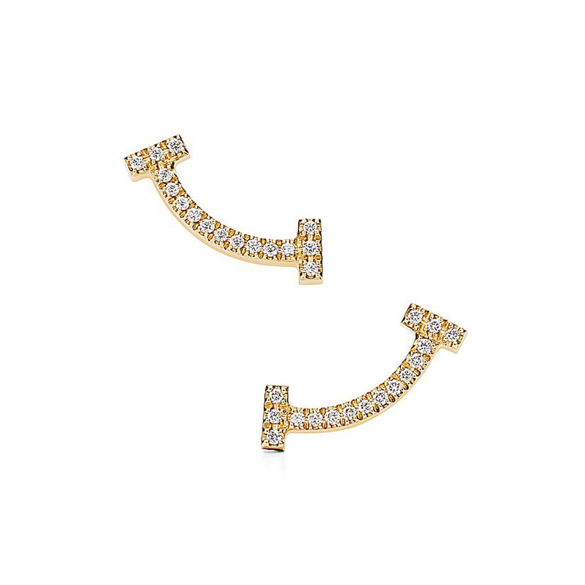 18K Tiffany & Co. Smile Diamonds Earrings