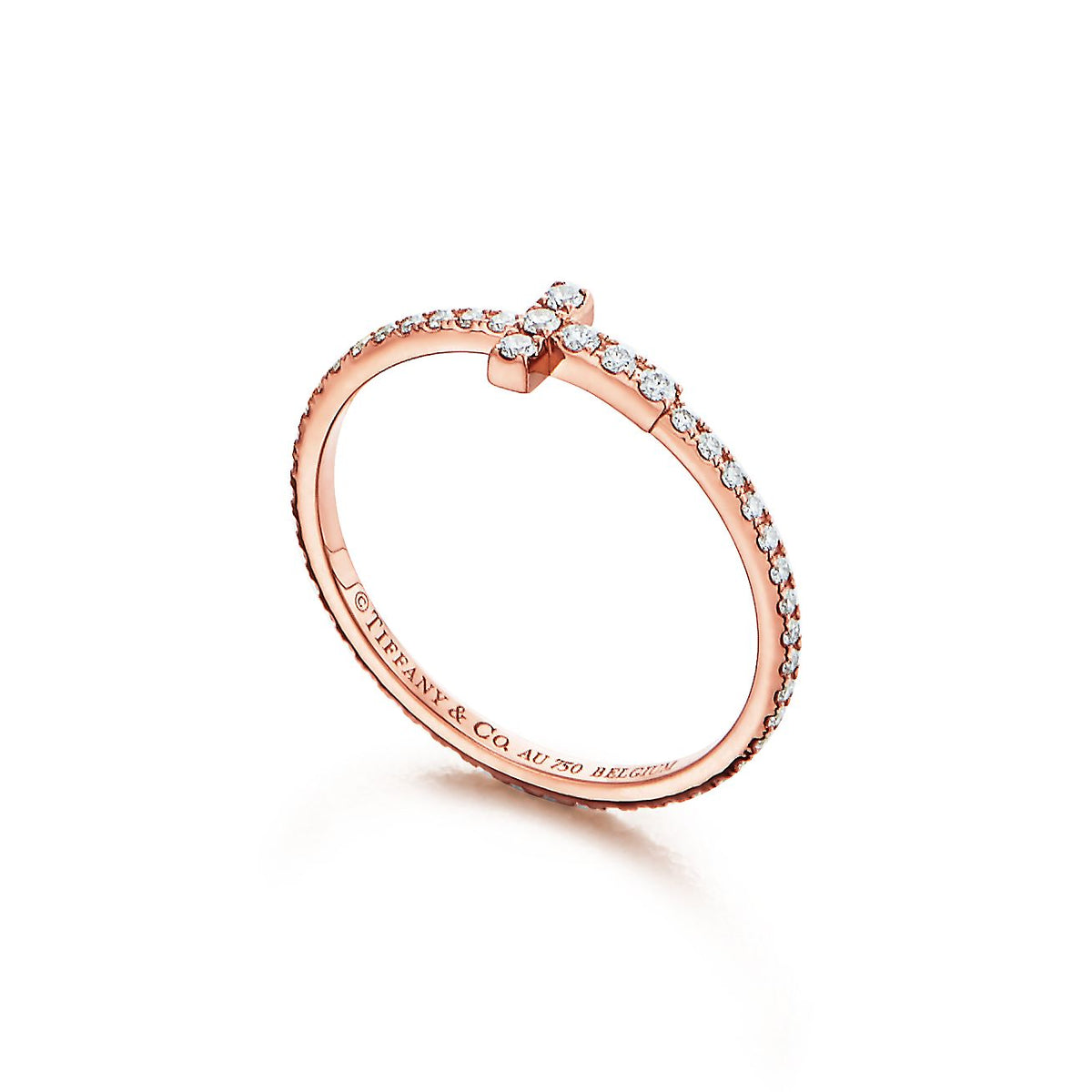 18K Tiffany & Co. Diamond Wire Ring