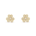 18K Yellow Gold Van Cleef & Arpels Frivole Small Model Earrings