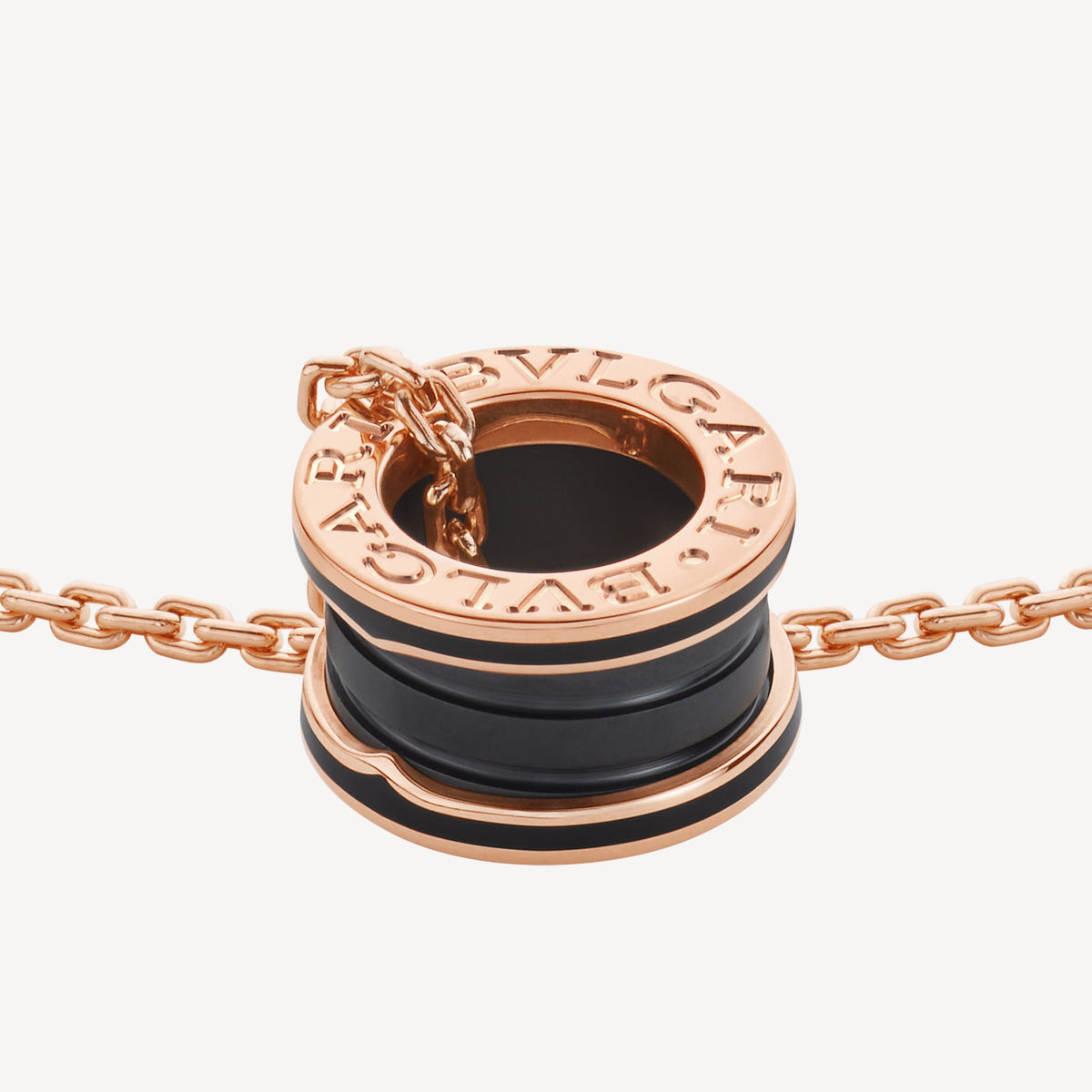 18K BVLGARI B.ZERO1 Black Ceramic Necklace