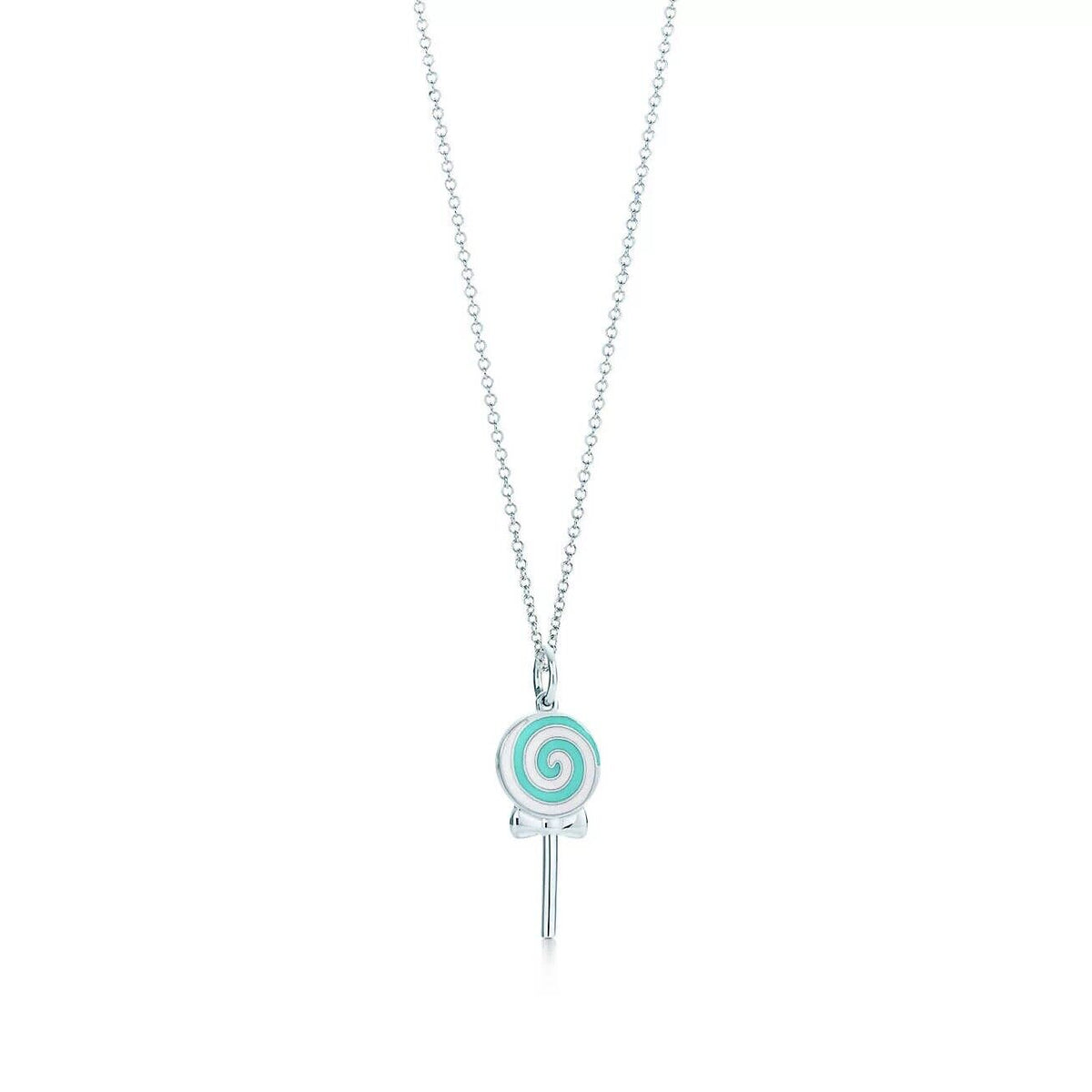 18K Tiffany & Co. Lollipop Charm Chain Necklace