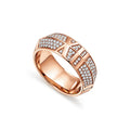 18K Tiffany & Co. Atlas x Closed Wide Ring