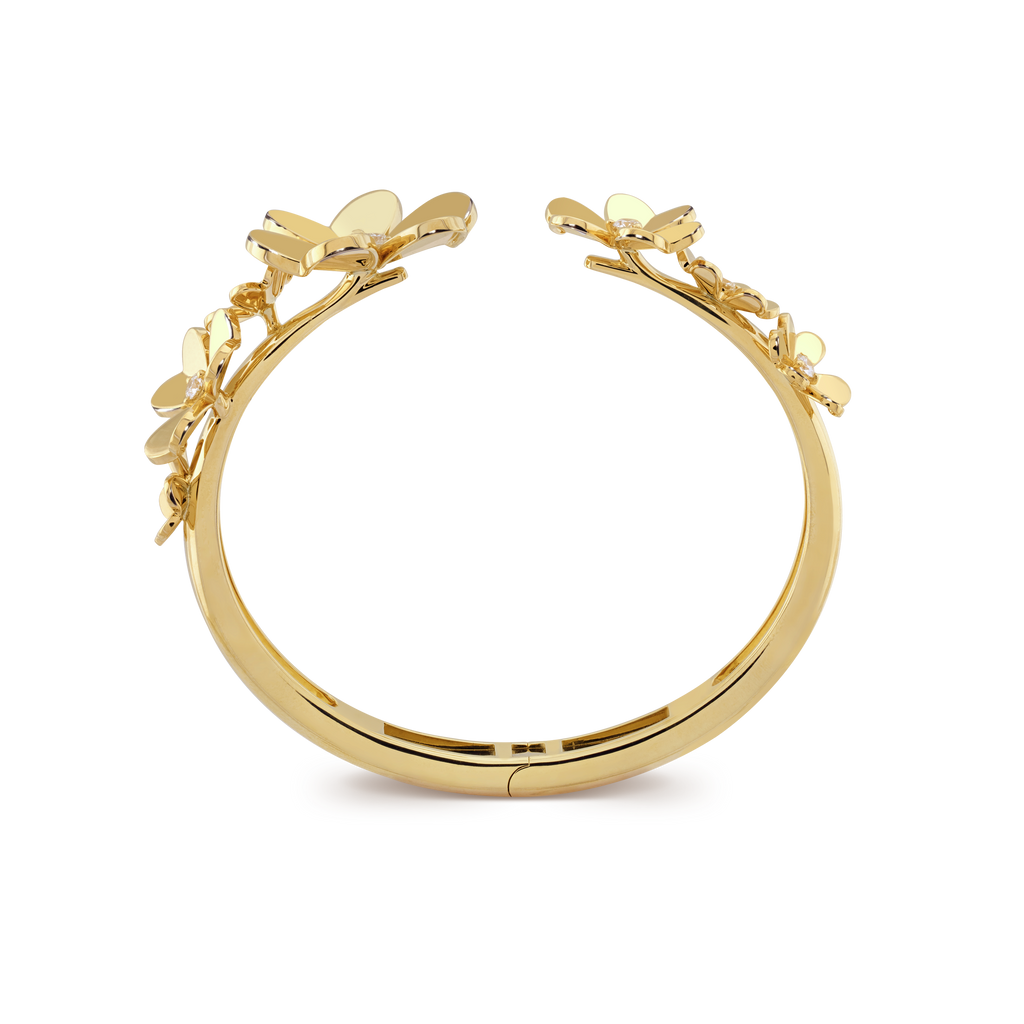 18K Van Cleef & Arpels Frivole Seven Flowers Bracelet