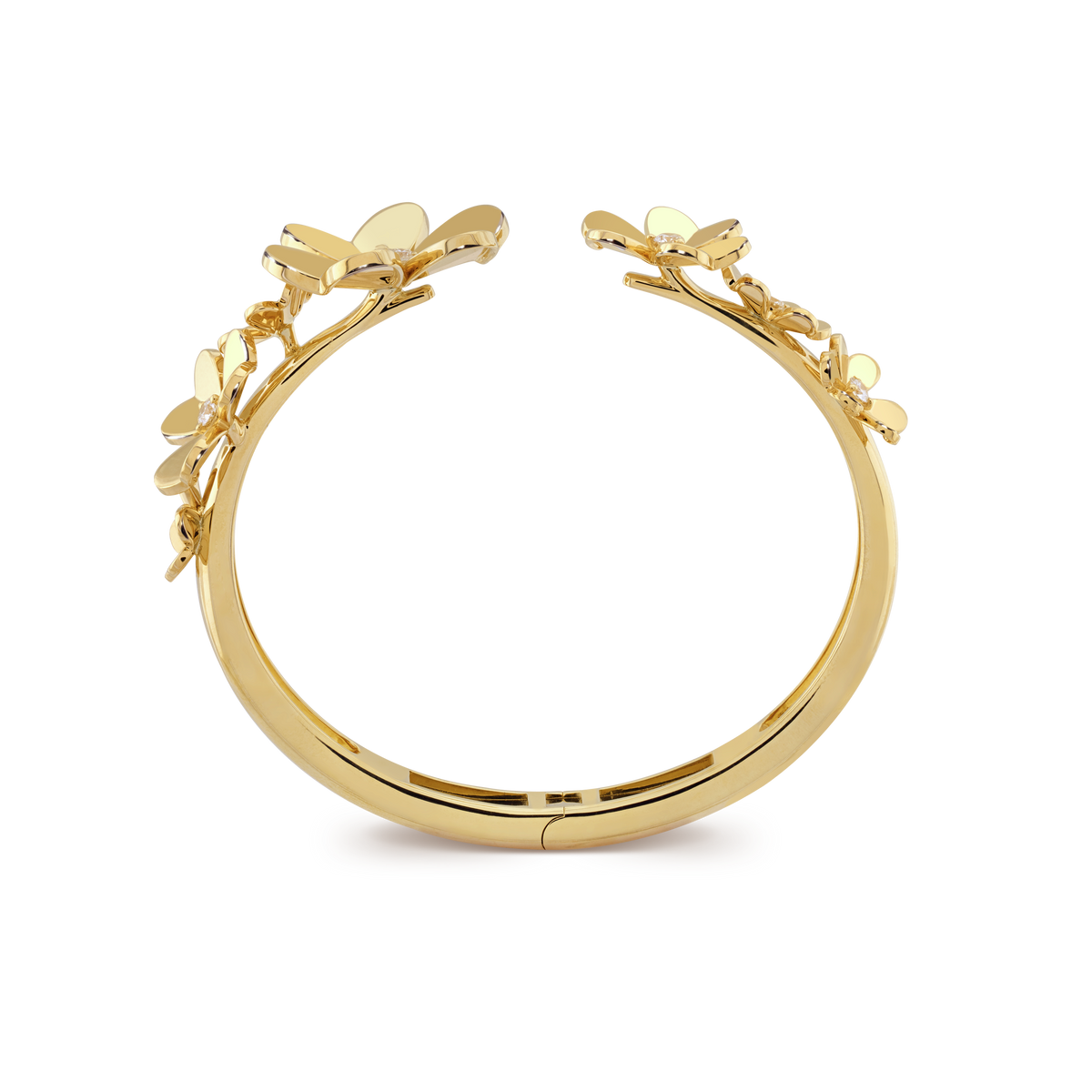 18K Van Cleef & Arpels Frivole Seven Flowers Bracelet