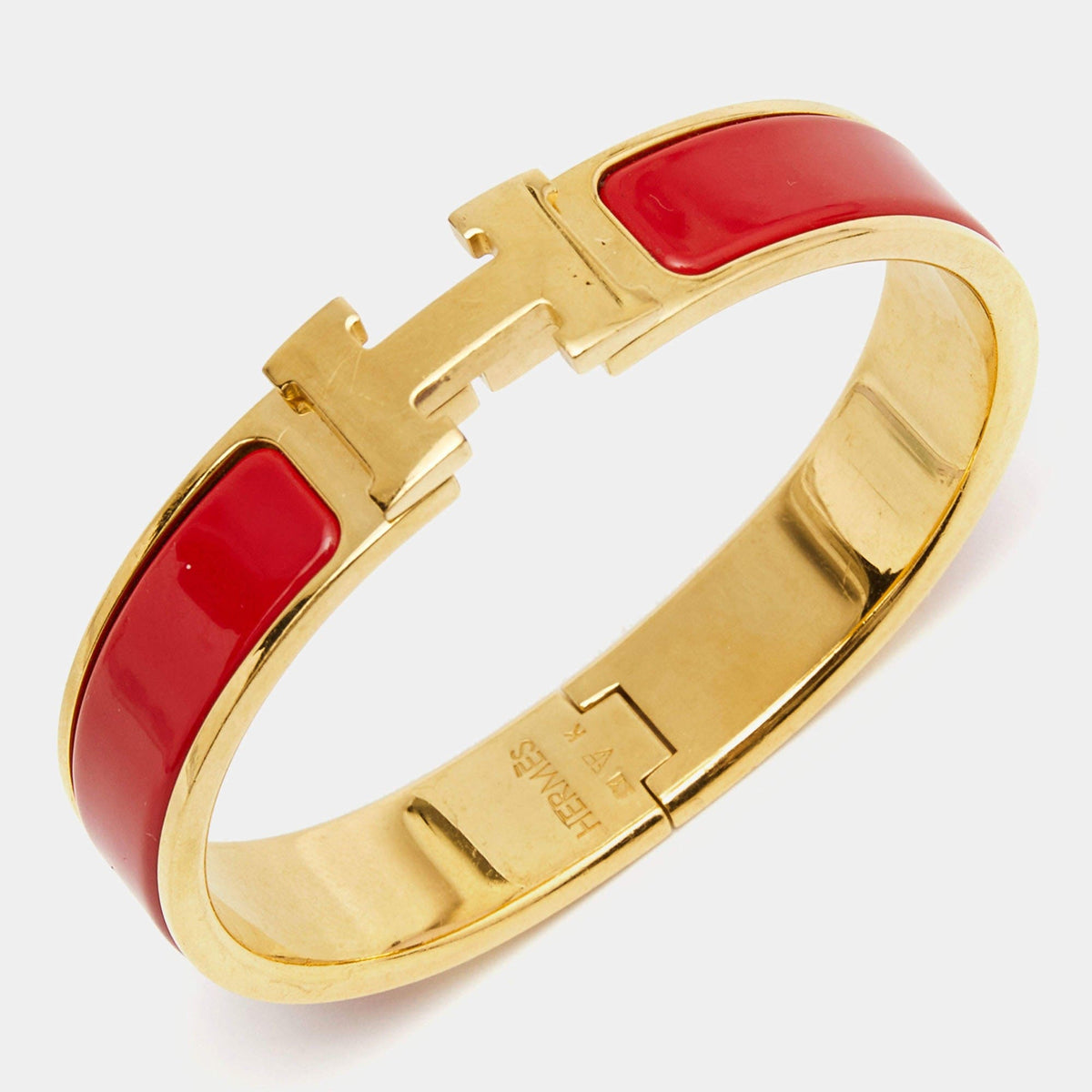 18K Clic Hermès Red Bracelet