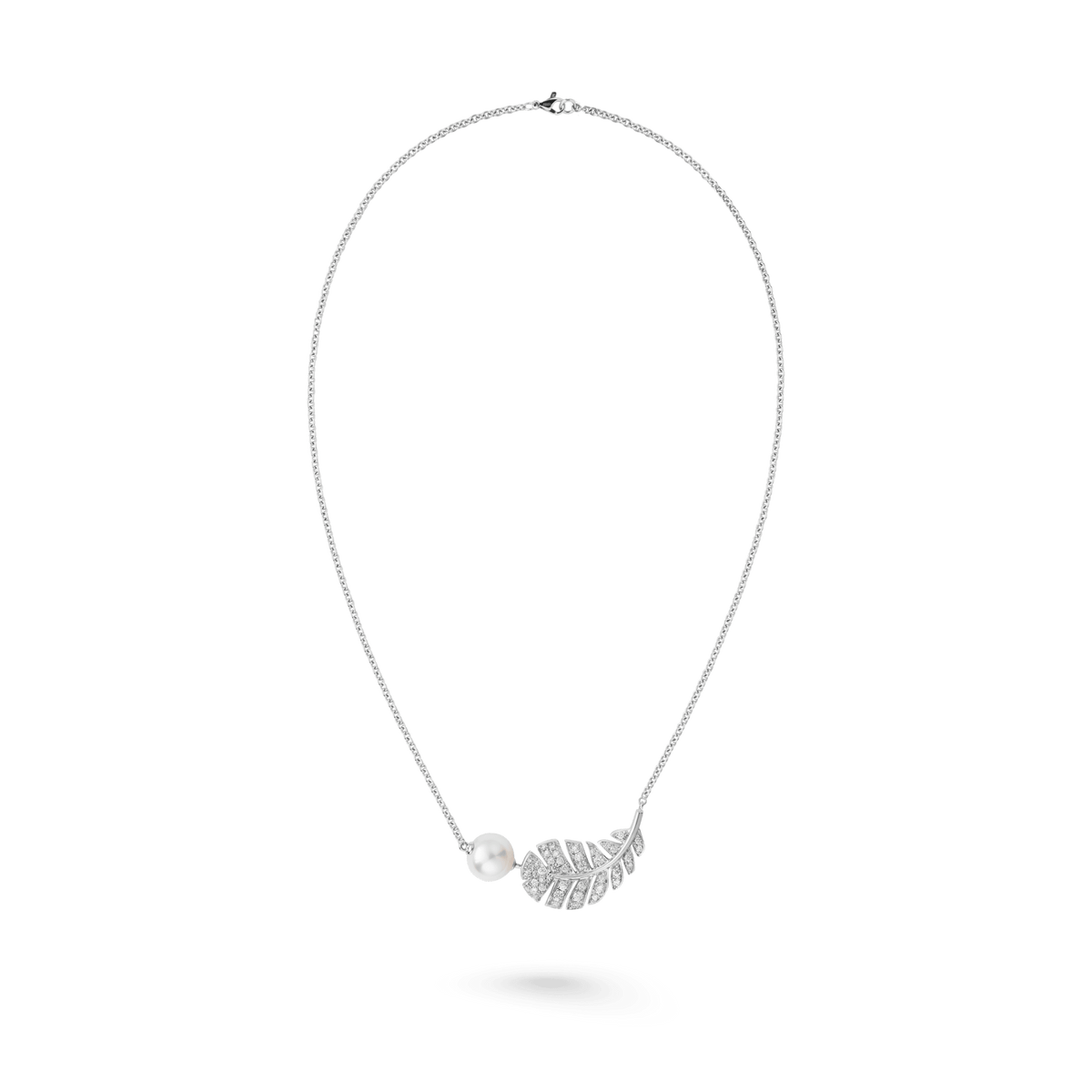 18K Chanel Plume De Necklace