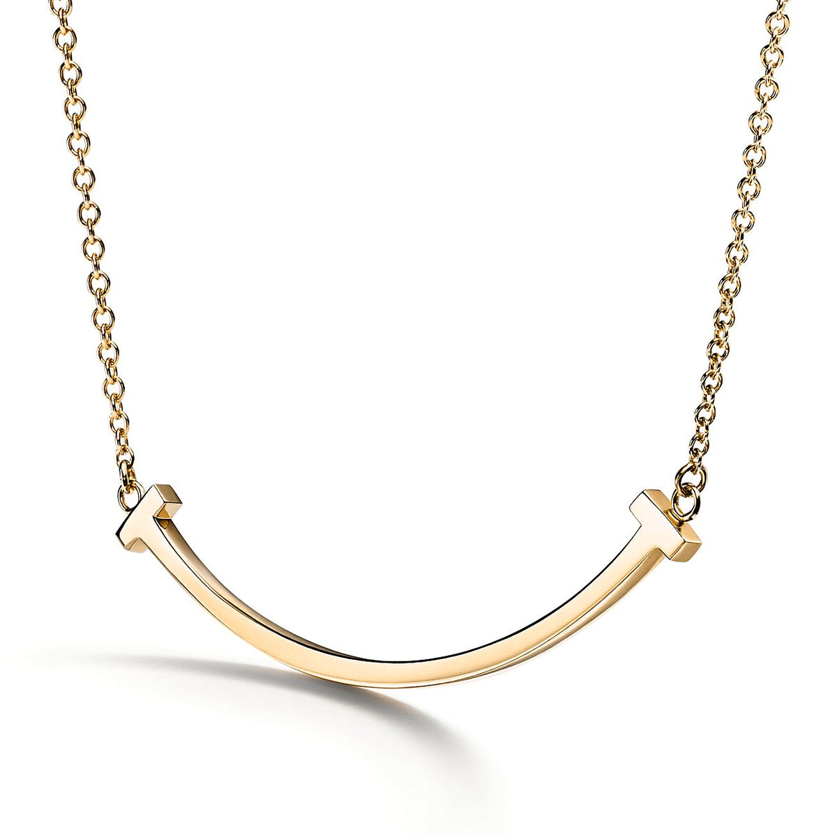 18K Tiffany & Co. Smile Pendant Necklace