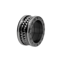 18K BVLGARI B.ZERO1 Black Ceramic Ring