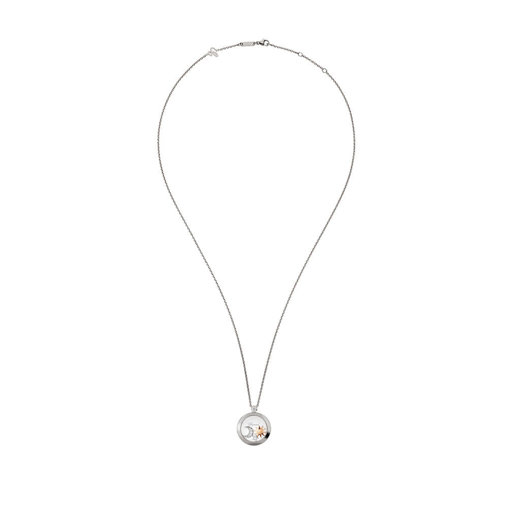 18K Chopard Happy Diamonds Pendant Necklace