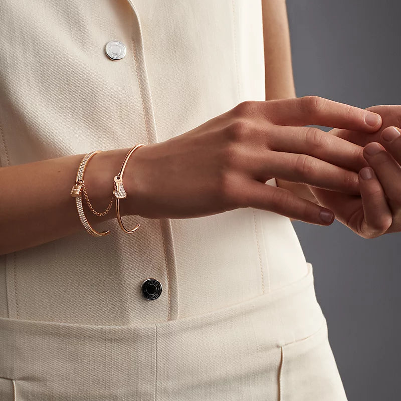 18K Kelly Hermès Cadenas Bracelet
