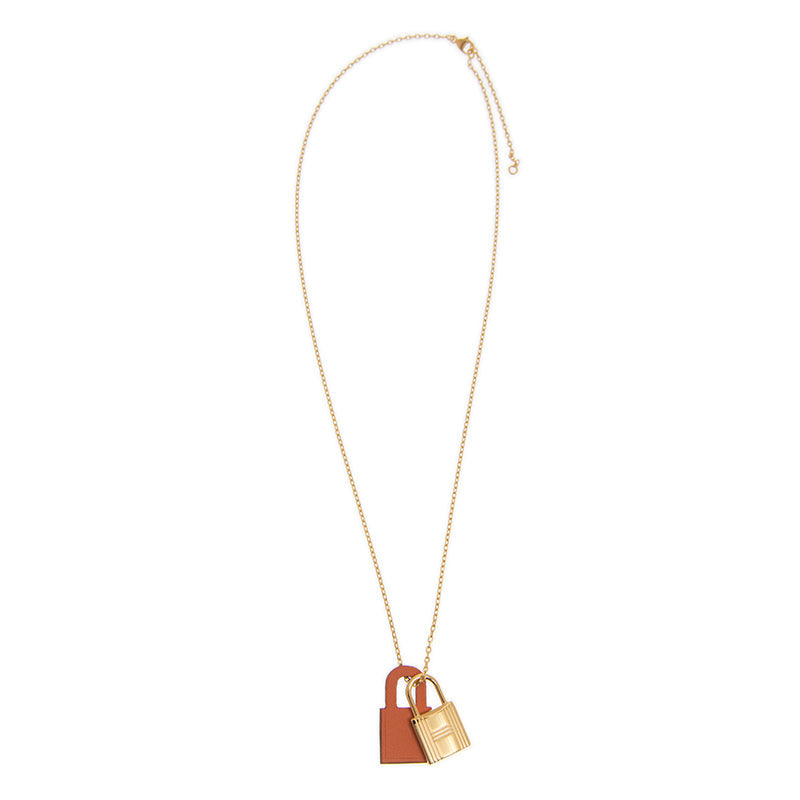 18K O'Kelly Orange Pendant Hermès Necklace