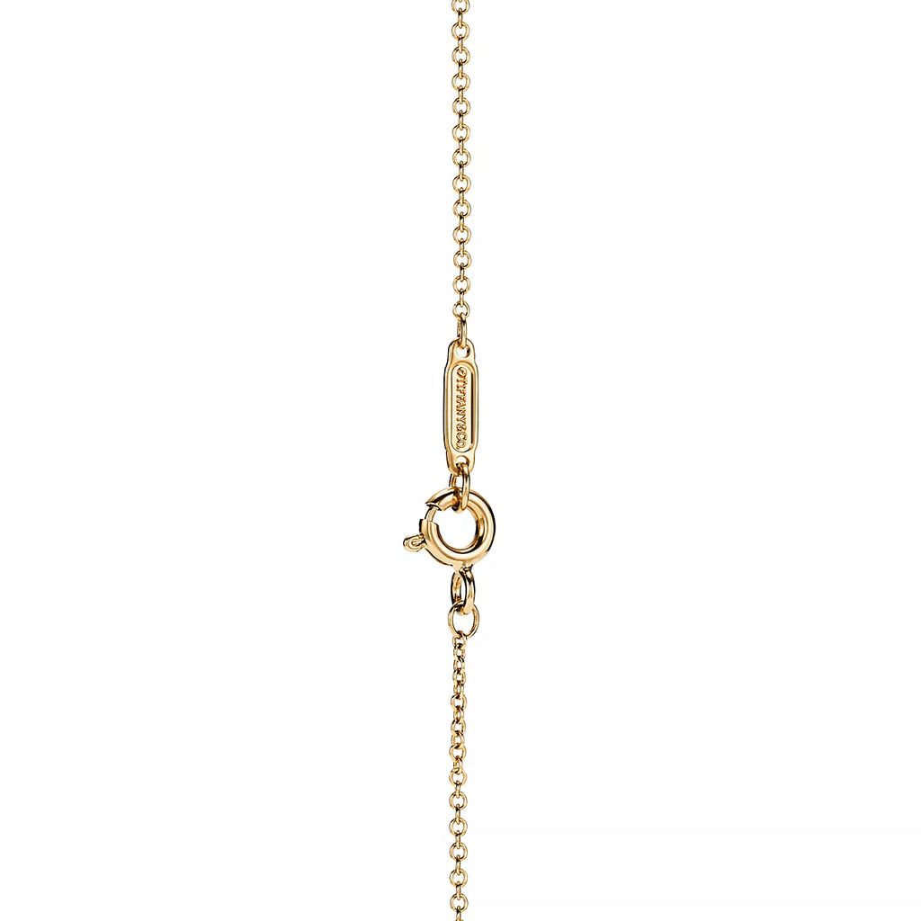 18K Return to Tiffany & Co. Mini Double Heart Necklace