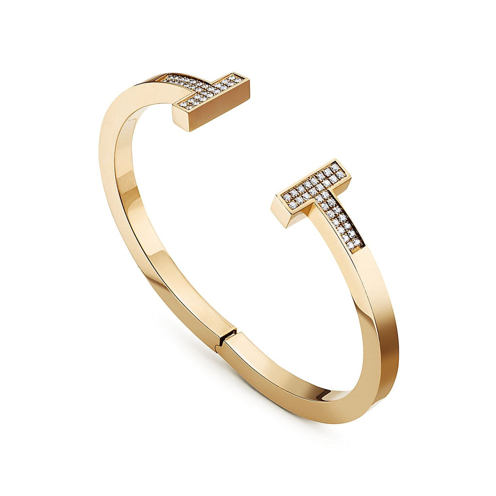 18K Tiffany & Co. Diamond Square Bracelet