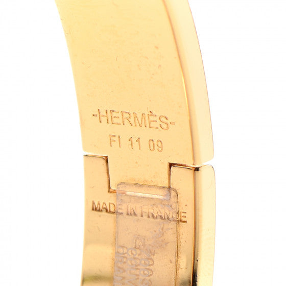 18K Clic Hermès Couvertures Blue Bracelet