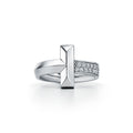 18K Tiffany & Co. Narrow Pave Ring