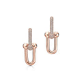 18K Tiffany & Co. HardWear Large Link Diamonds Earrings