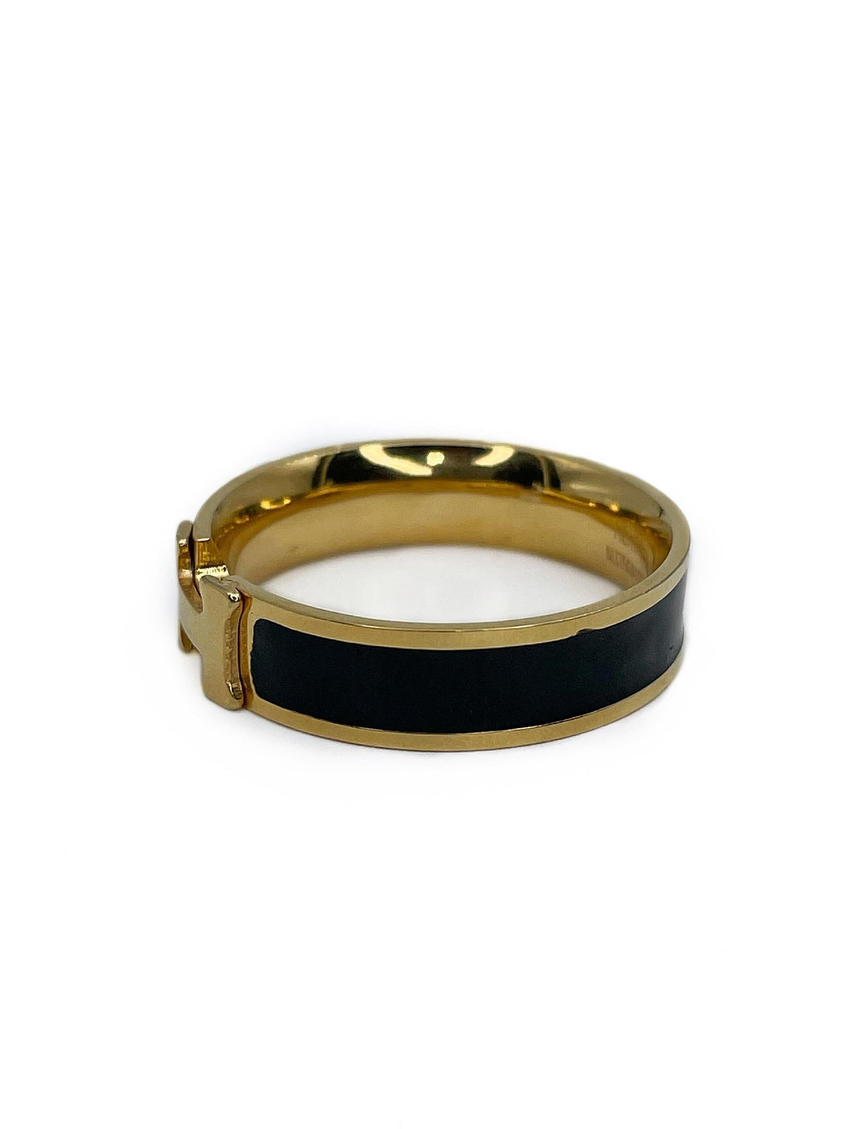 18K Vintage Clic Hermès Ring