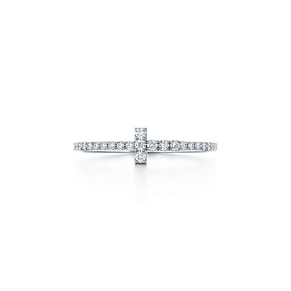 18K Tiffany & Co. Diamond Wire Ring