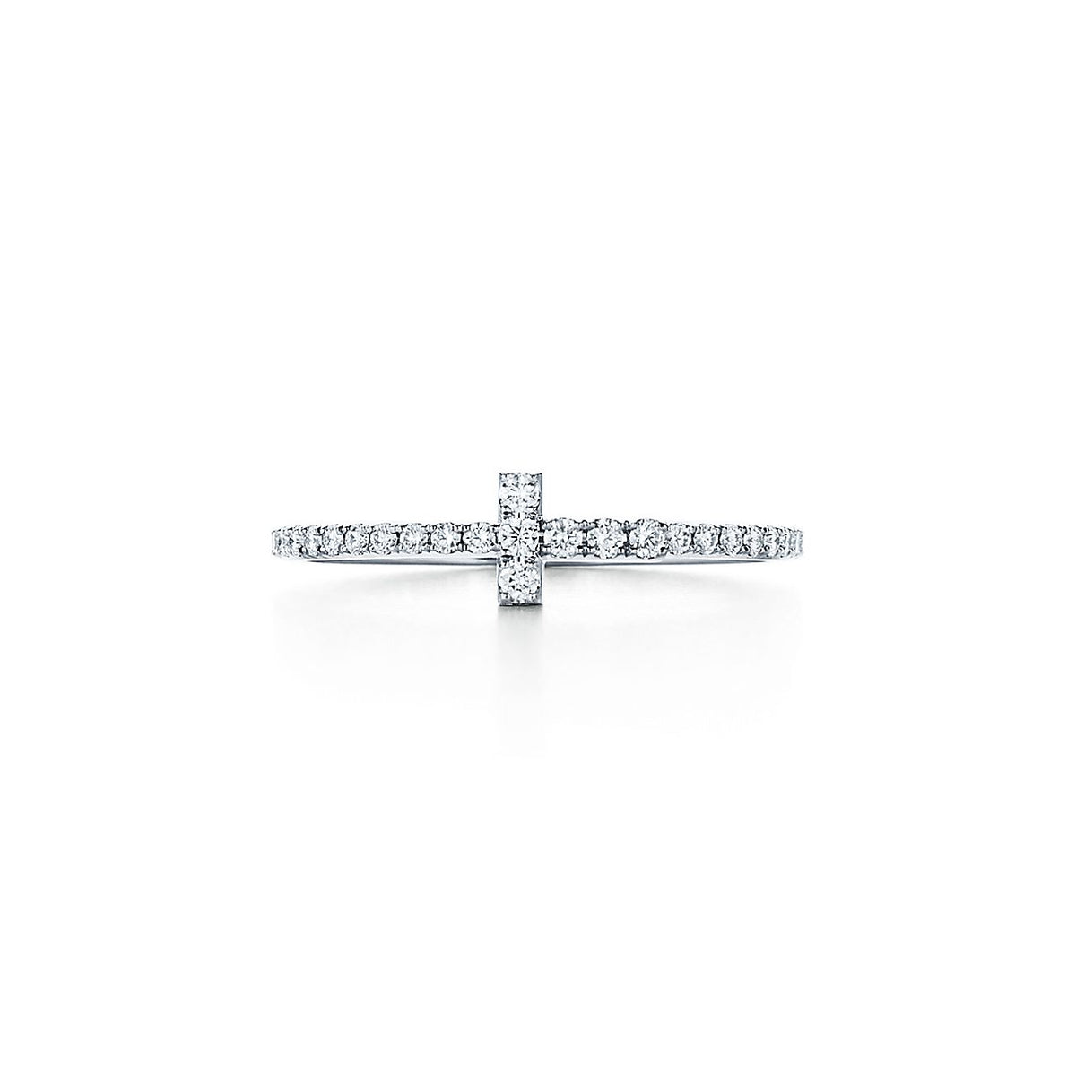 18K Tiffany & Co. Diamond Wire Ring