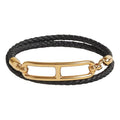 18K Roulis Double Tour Black Hermès Bracelet