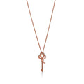 18K Tiffany & Co. Keys Woven Diamonds Medium Necklace