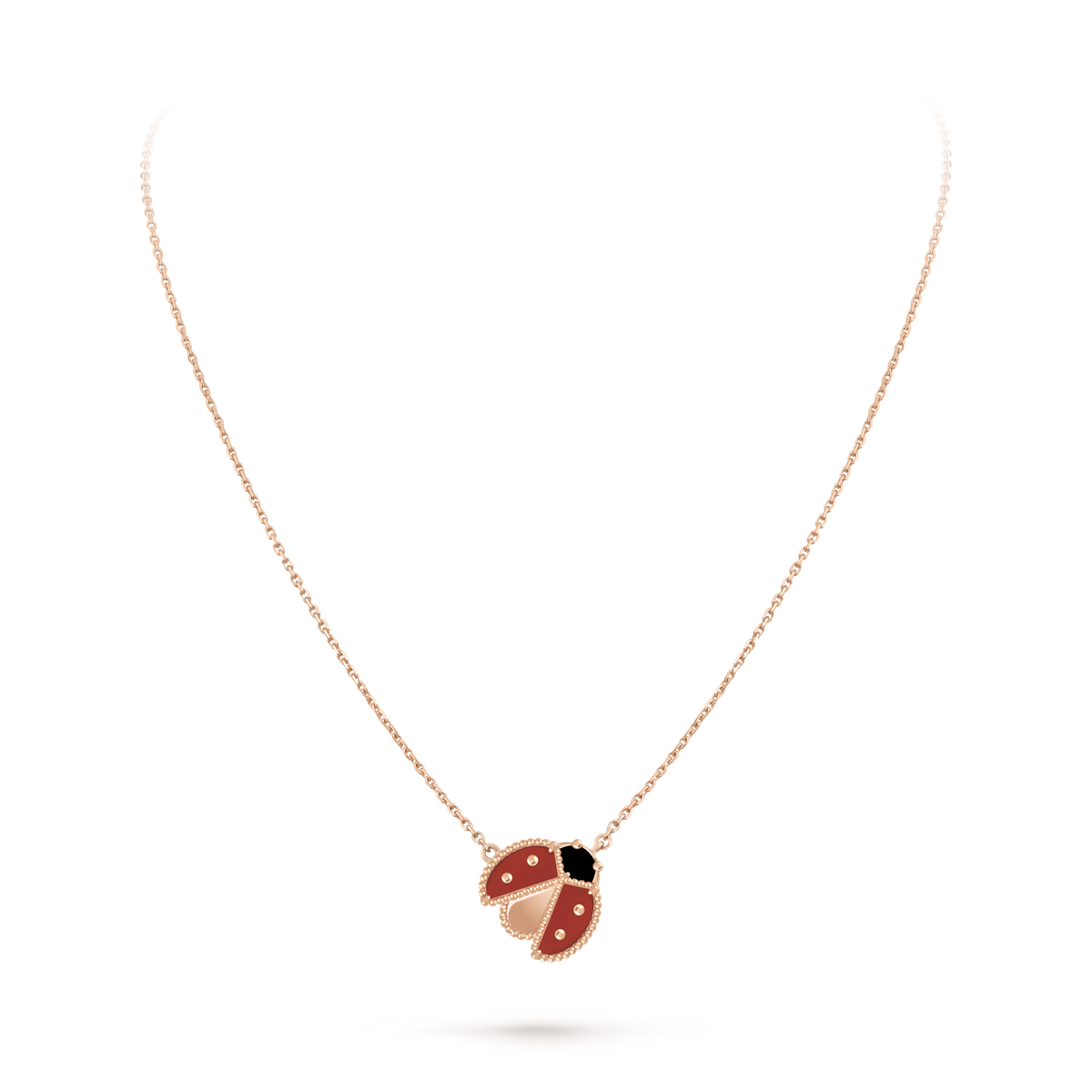 18K Van Cleef & Arpels Lucky Spring Pendant Necklace