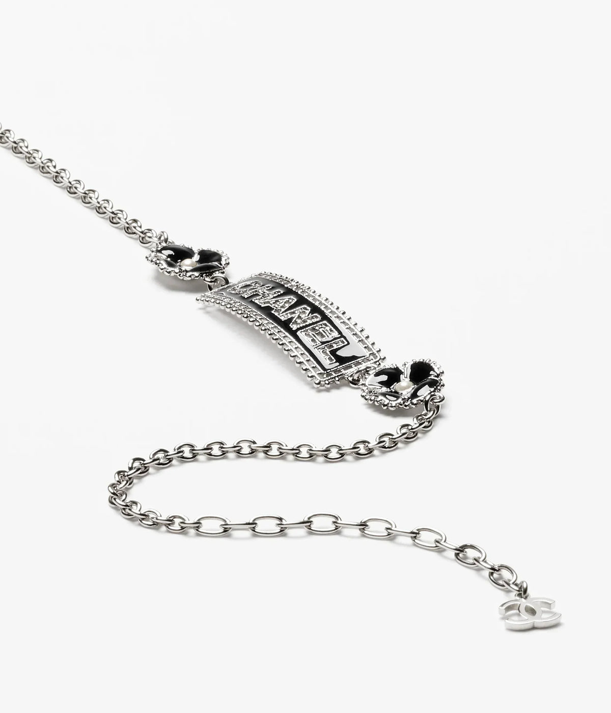 18K Chanel Resin Diamonds Necklace