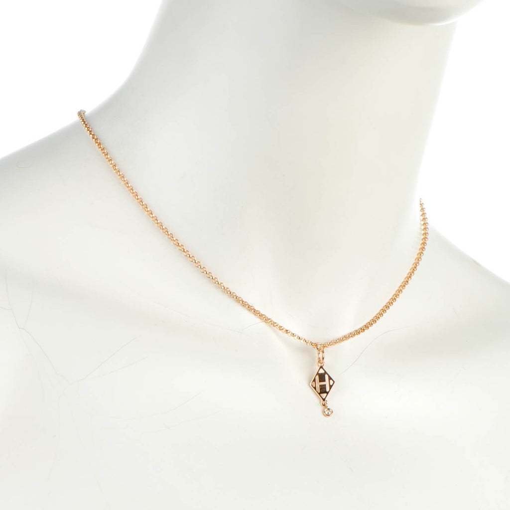 18K Gambade Pendant Hermès Necklace