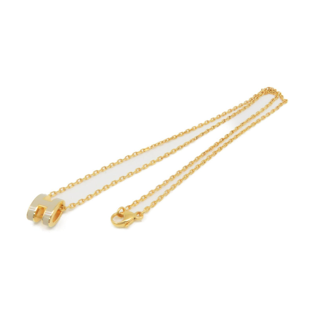 18K Mini Pop Hermès Grey Necklace
