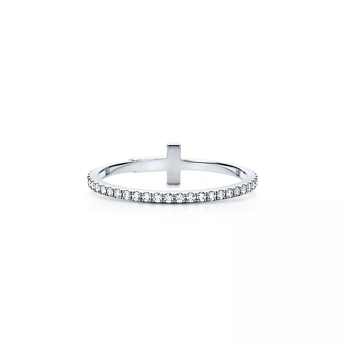 18K Tiffany & Co. Diamond Wire Ring