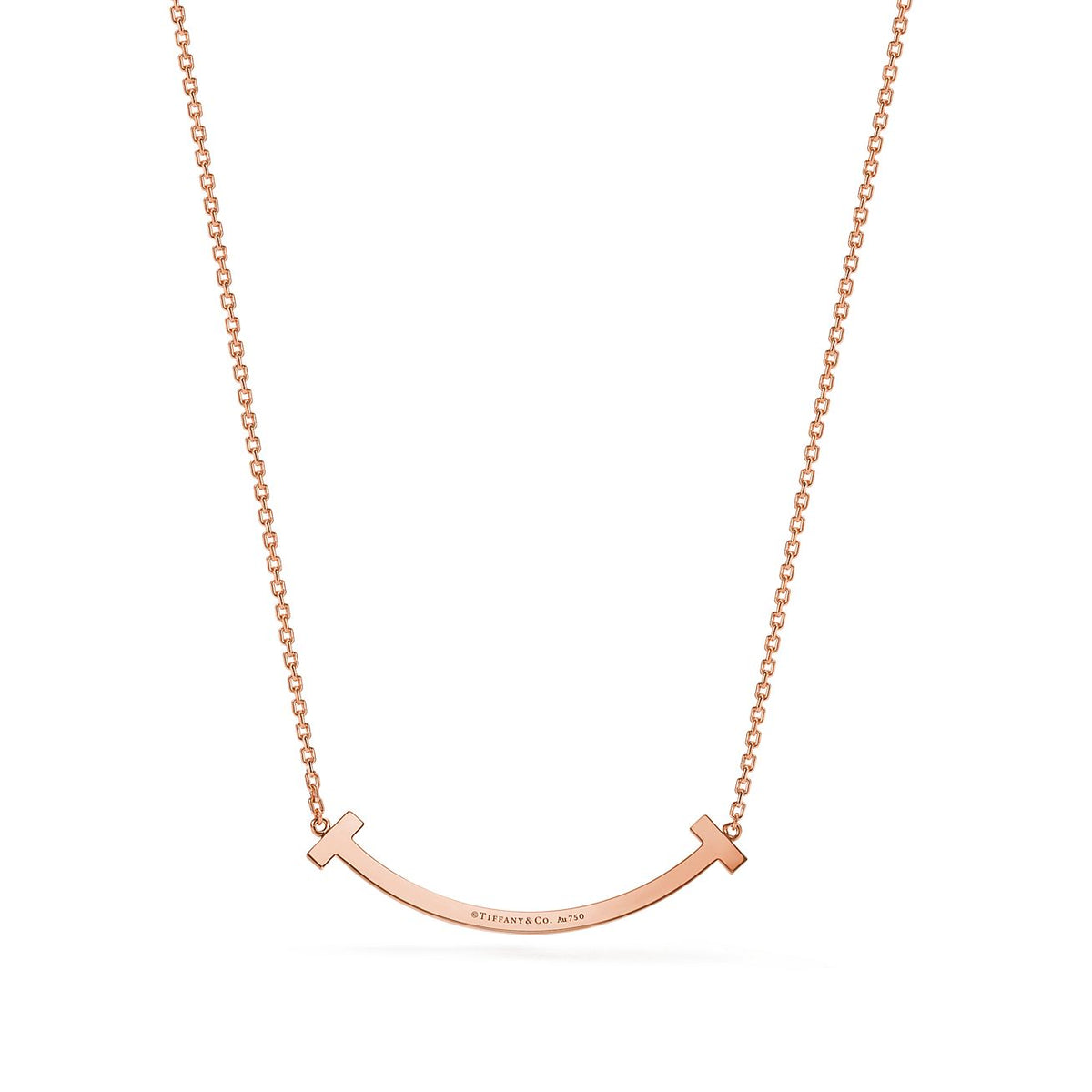 18K Tiffany & Co. Medium Diamond Pendant Necklace