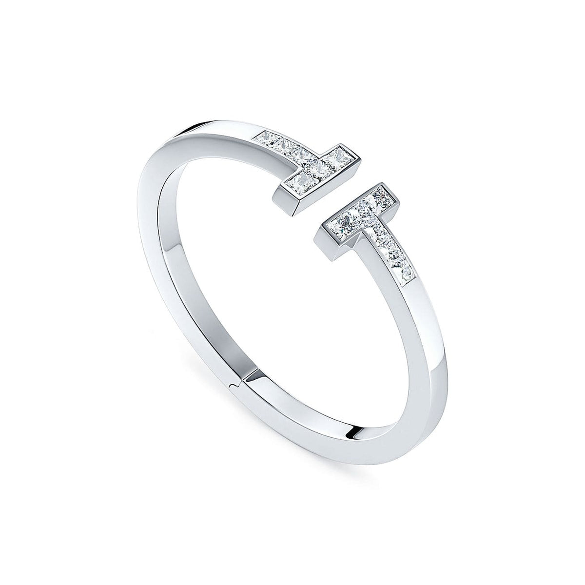 18K Tiffany & Co. Diamond Square Bracelet