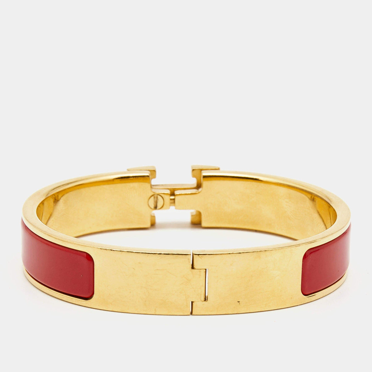 18K Clic Hermès Red Bracelet