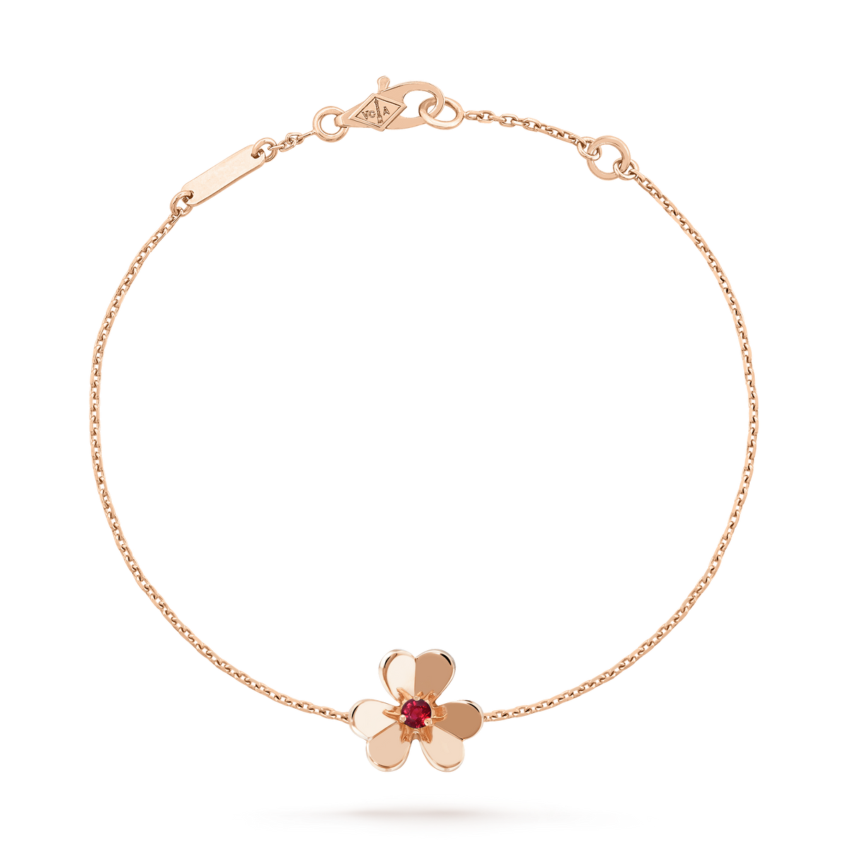 18K Van Cleef & Arpels Frivole Ruby Bracelet