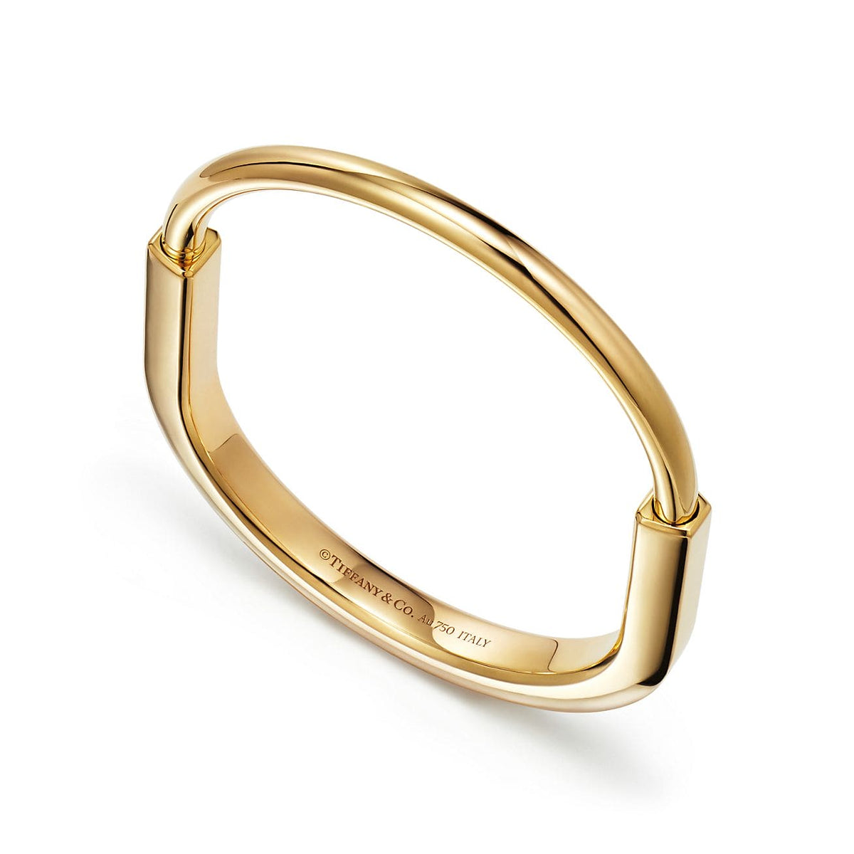 18K Tiffany & Co. Lock Bangle Bracelet