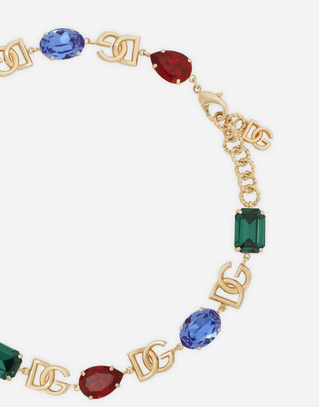 18K Dolce & Gabbana DG Crystals Choker Necklace