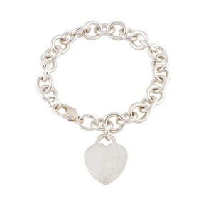 18K Tiffany & Co. Heart Tag Bracelet