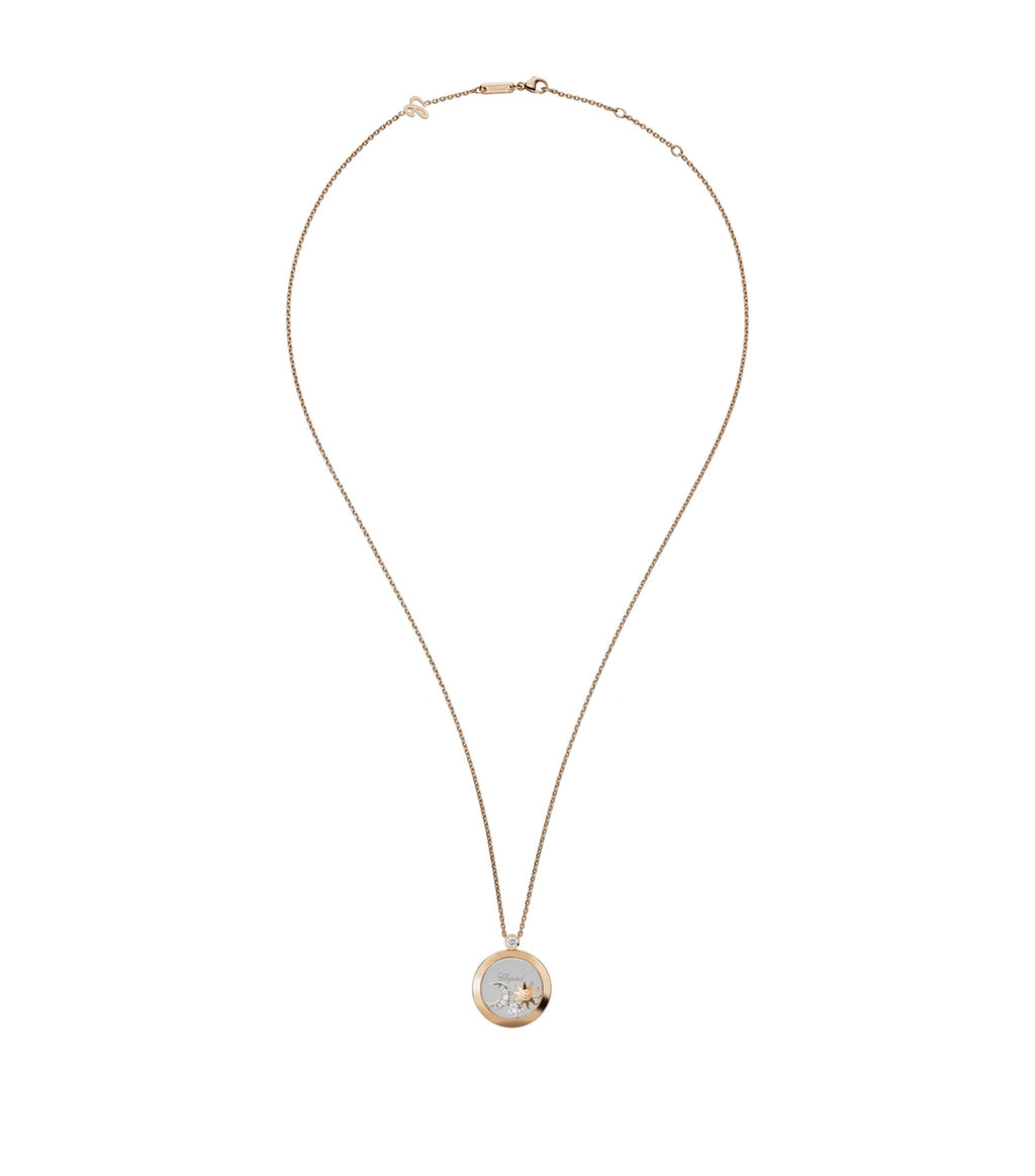 18K Chopard Happy Diamonds Pendant Necklace