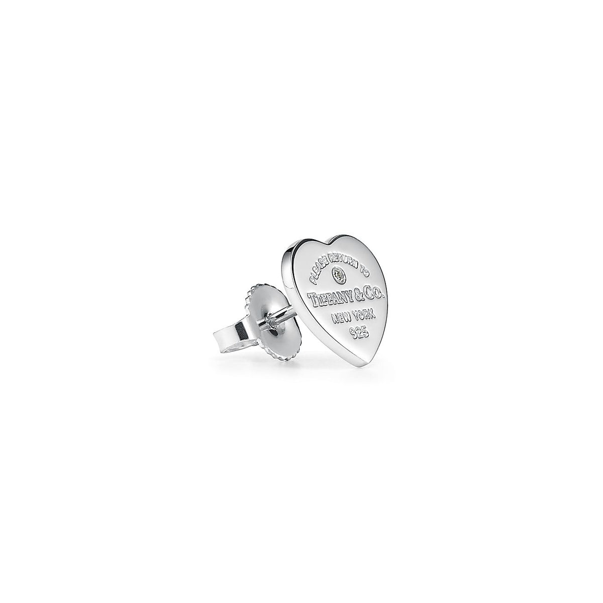 18K Return to Tiffany & Co. Blue Heart Earrings