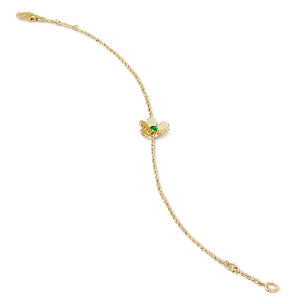 18K Van Cleef & Arpels Frivole Emerald Bracelet