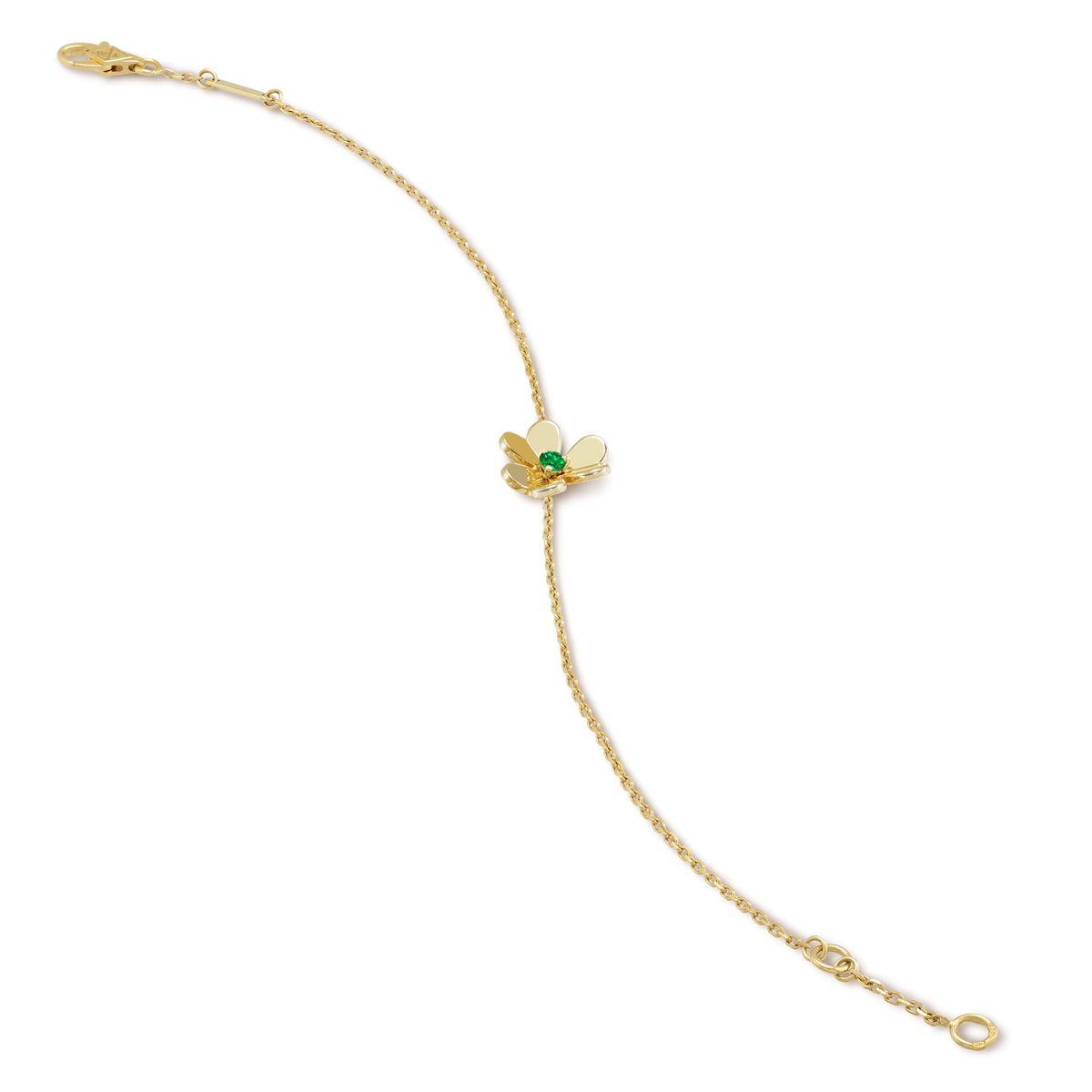 18K Van Cleef & Arpels Frivole Emerald Bracelet