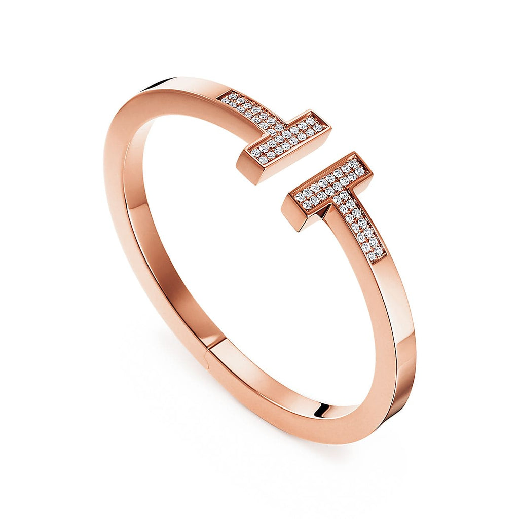 18K Tiffany & Co. Diamond Square Bracelet