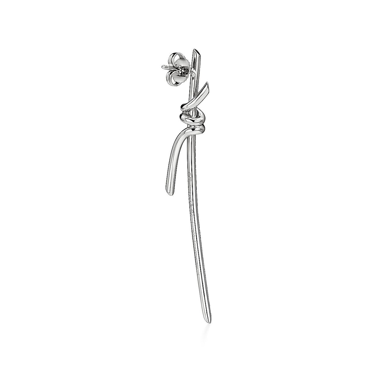 18K Tiffany & Co. Knot Drop Diamonds Earrings