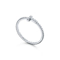 18K Tiffany & Co. Diamond Wire Ring